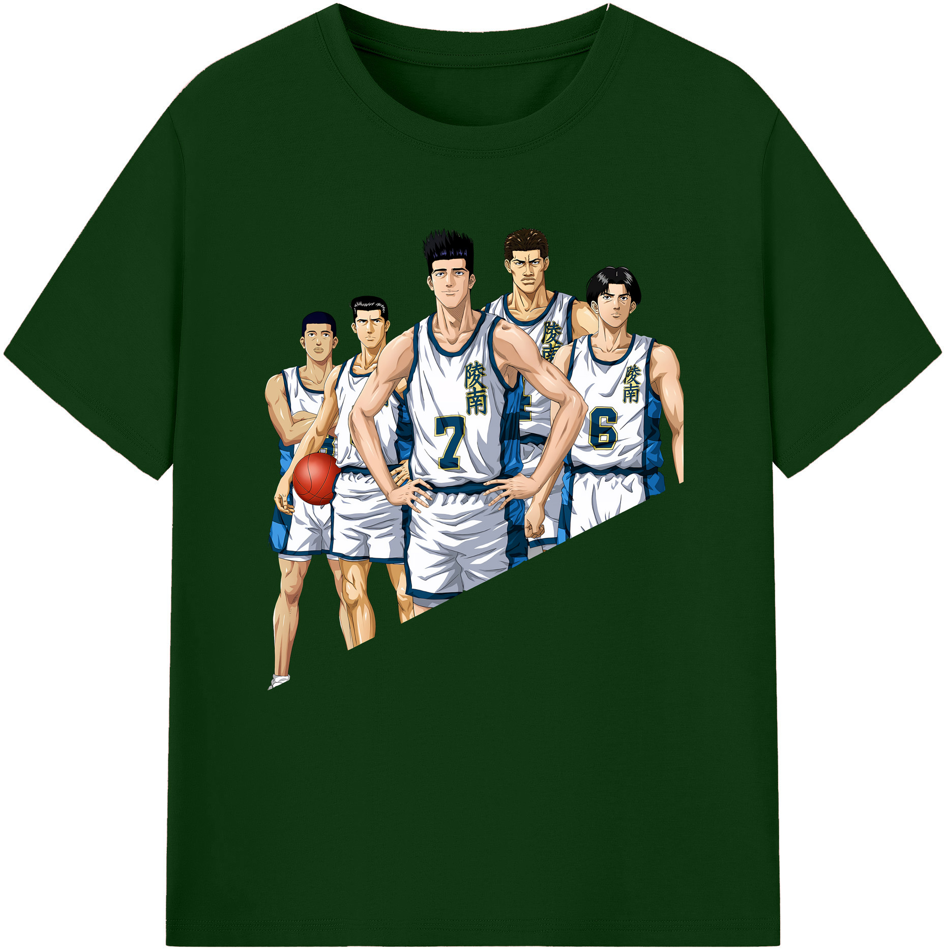 （画像用） SLAM DUNK／スラムダンク 綿100％半袖Tシャツ（フロントプリント）